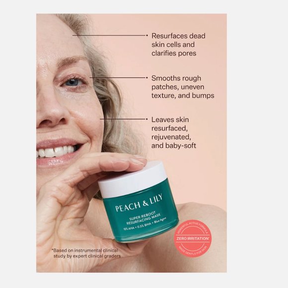 PEACH & LILY Super Reboot Resurfacing Mask Mini (NEW, UNOPENED) - Picture 4 of 8